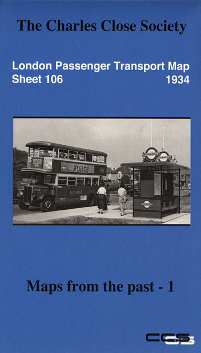 Maps from the Past #1, London Passenger Transport Map, Sheet 106, 1934.